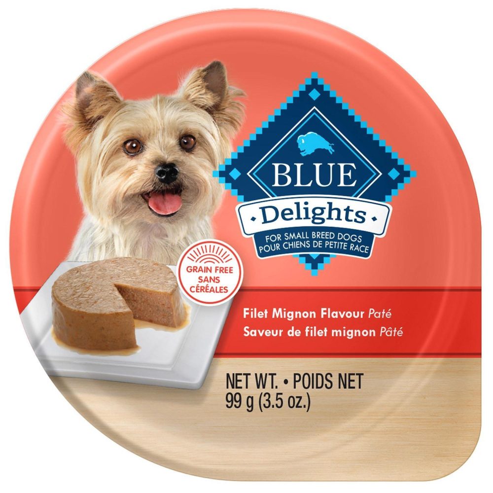 Delights Filet Mignon Flavour Pate Small Breed Adult Dog Food / 3.5 oz – 12 pk | Wet Food Dog Dog