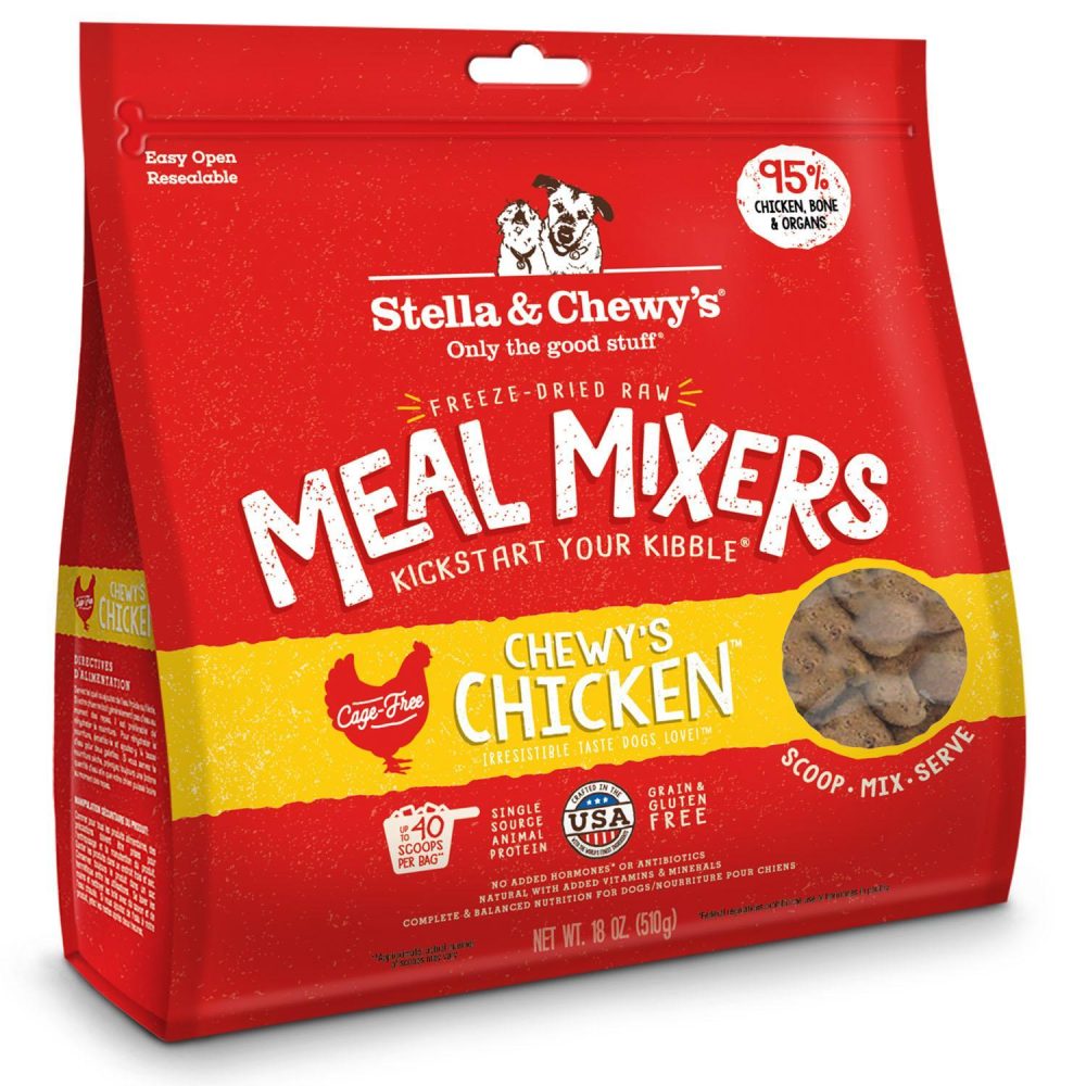 Freeze-Dried Chewy’s Chicken Meal Mixers Dog Food | Broths & Food Toppers Broths & Food Toppers Broths & Food Toppers