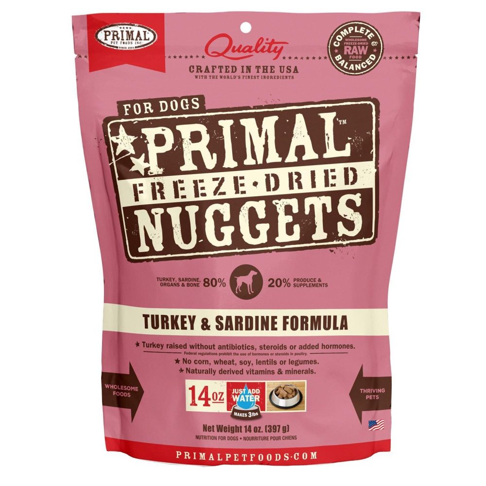 Freeze-Dried Nuggets Turkey & Sardine Formula Dog Food | Broths & Food Toppers Broths & Food Toppers Broths & Food Toppers