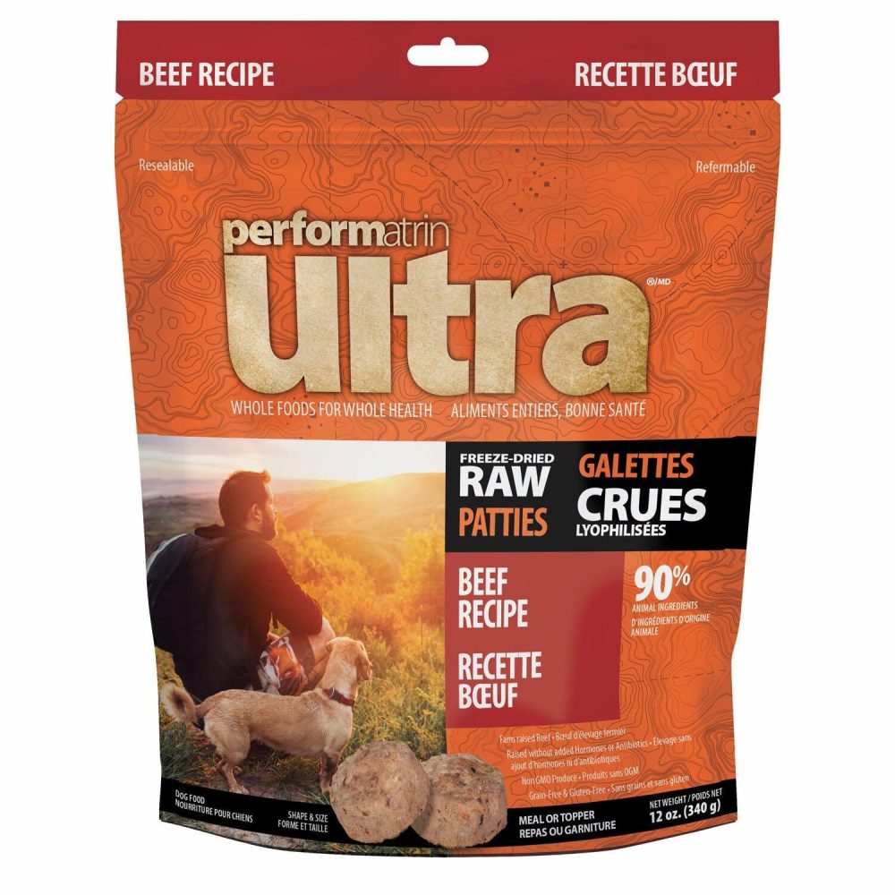 Freeze-Dried Raw Patties Beef Recipe Dog Food | Freeze Dried Food Broths & Food Toppers Broths & Food Toppers