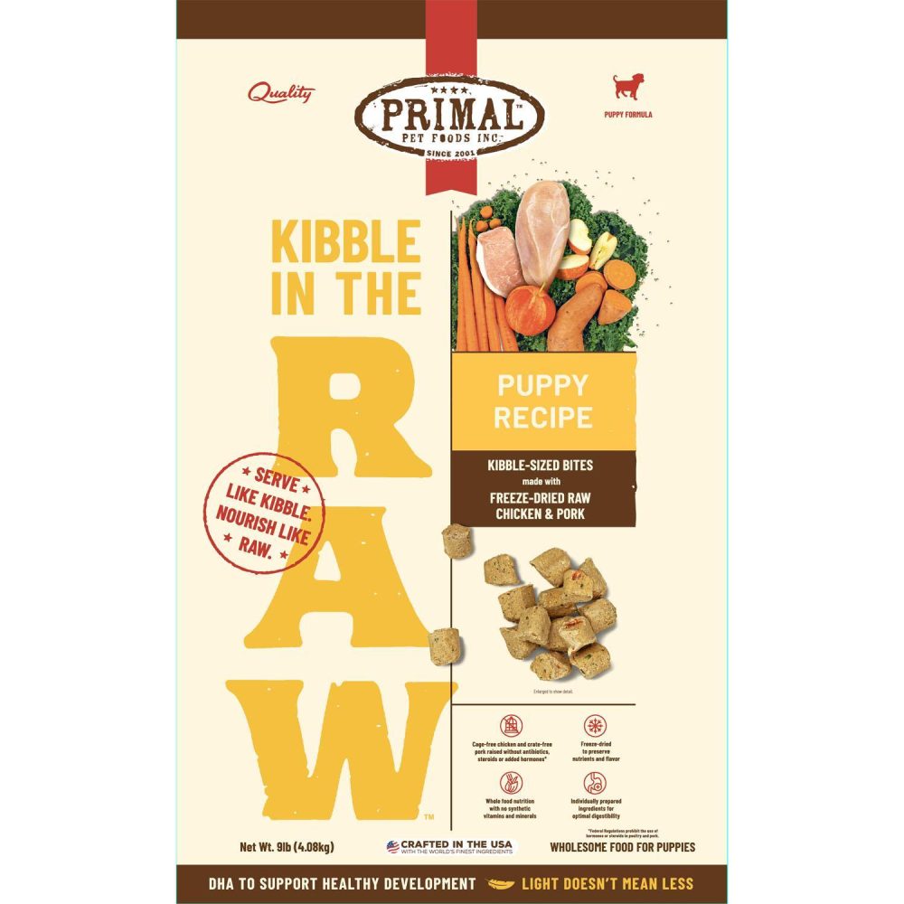 Kibble in the Raw Recipe Puppy Dog Food | Freeze Dried Food Dog Dog