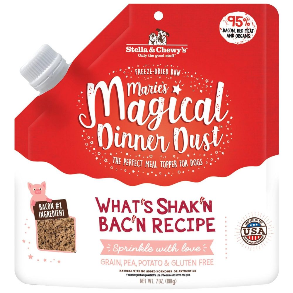 Marie’s Magical Dinner Dust What’s Shak’n Bac’n Recipe Dog Food Topper | Freeze Dried Food Broths & Food Toppers Broths & Food Toppers