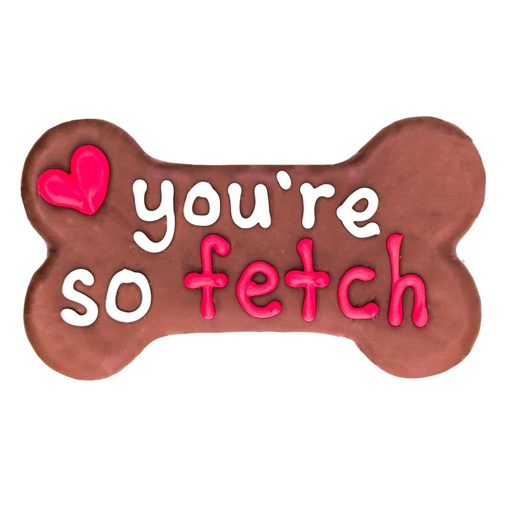 Valentine’s You’re So Fetch Bone Dog Treat | Bakery & Biscuits Bakery & Biscuits Bakery & Biscuits